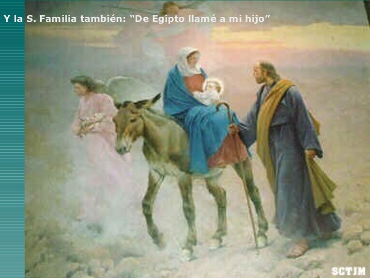 Resultado de imagen para De Egipto llamé a mi hijo