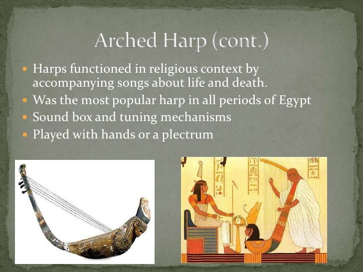 Musical Instruments of Ancient Egypt