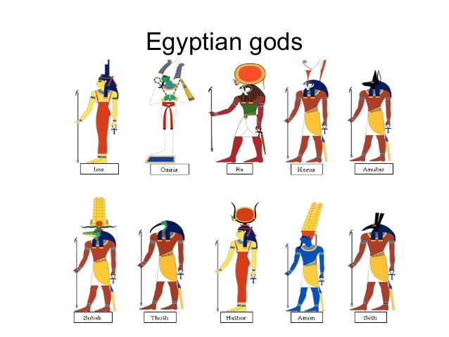 Gods and goddesses   ancient egypt