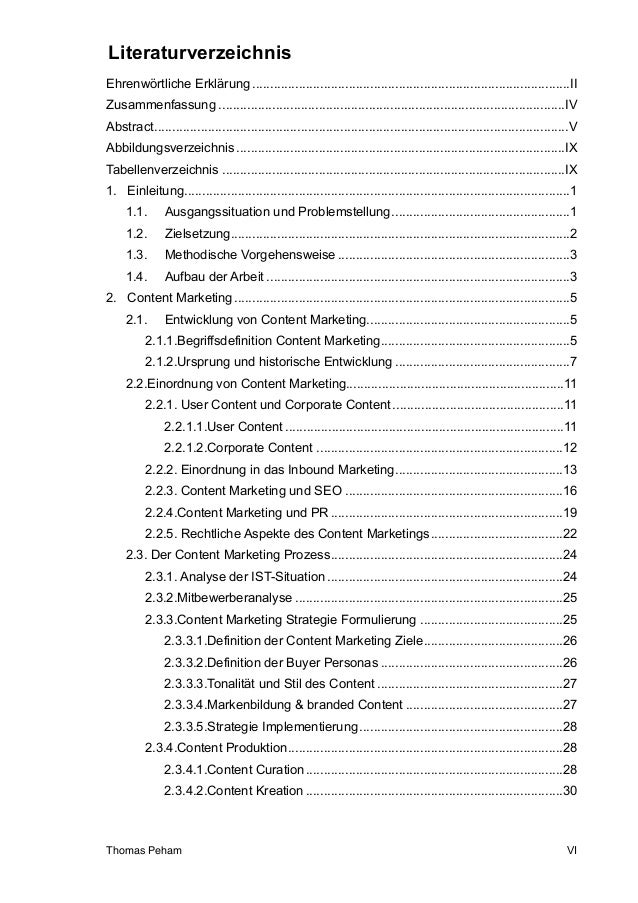 Masterarbeit Content Marketing Erfolgsfaktoren Einleitung Masterarbeit Content Marketing Erfolgsfaktoren Einleitung