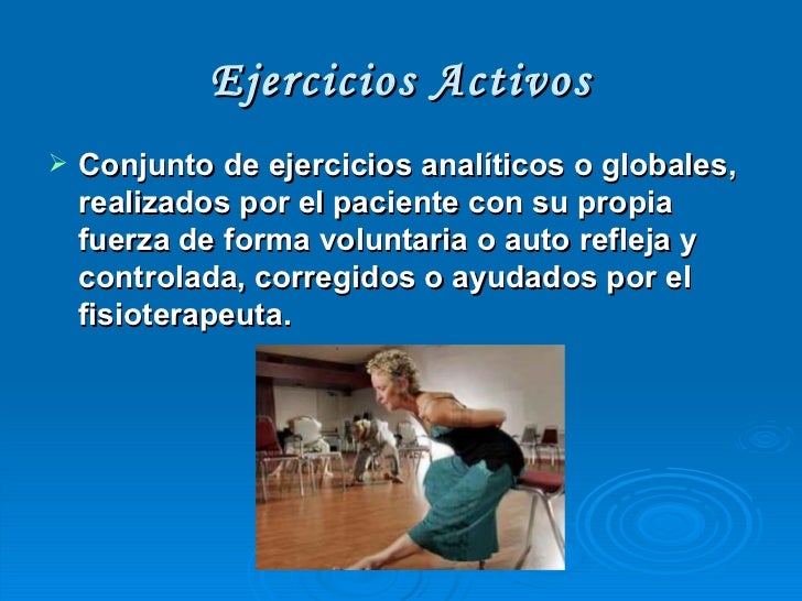 Ejercicio Terapeutico