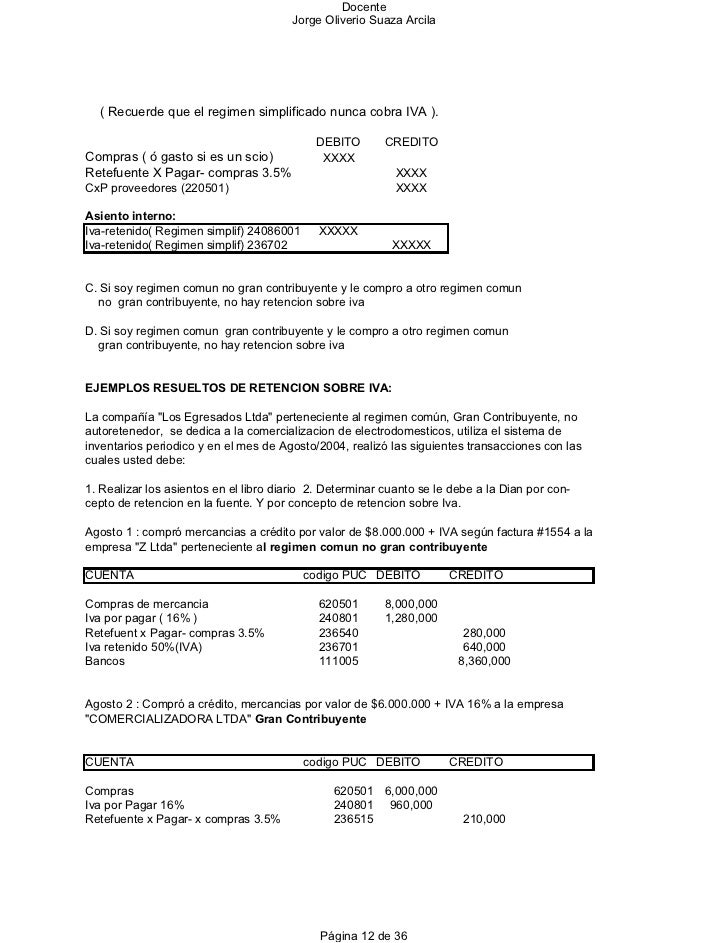Reteica 2016 Colombia | reteica en el 2016 para colombia ejercicios aplicativos Reteica 2016 Colombia | reteica en el 2016 para colombia ejercicios aplicativos