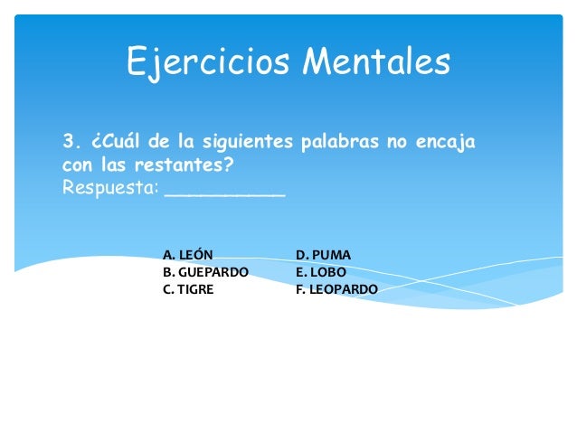 Imagenes Con Ejercicios Mentales | ejercicios mentales Imagenes Con Ejercicios Mentales | ejercicios mentales
