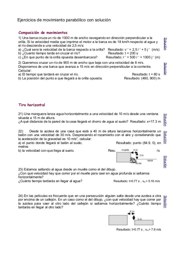 EJERCICIOS CON SOLUCION ejercicios con solucion: