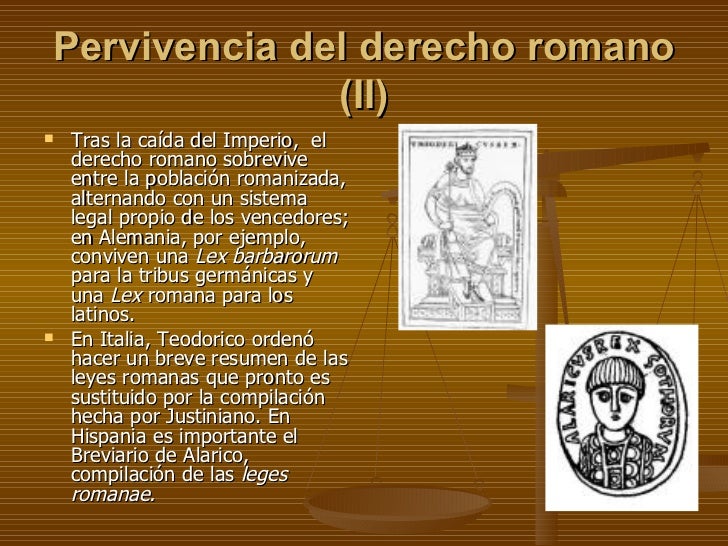 El Derecho Romano