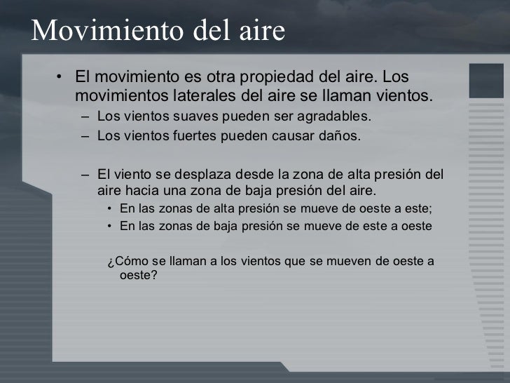 El Movimiento del Aire