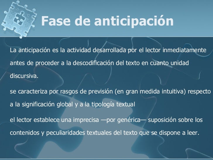 El Proceso De Lectura