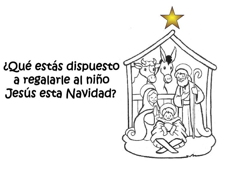 ¿Qué estás dispuesto a regalarle al niño Jesús esta Navidad?   