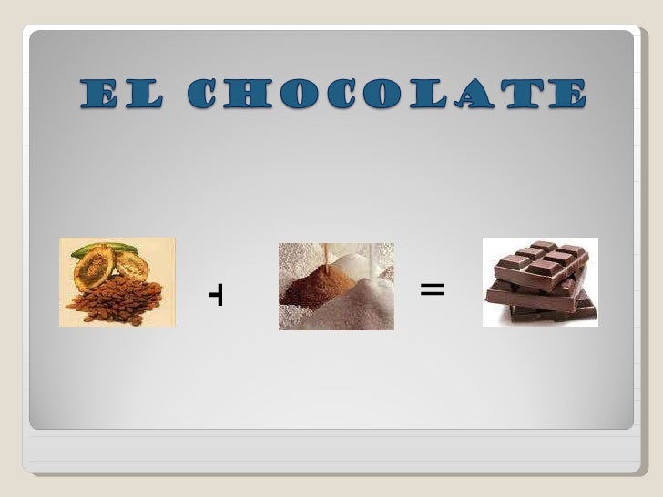 ELABORACION DEL CHOCOLATE elaboracion del chocolate:
