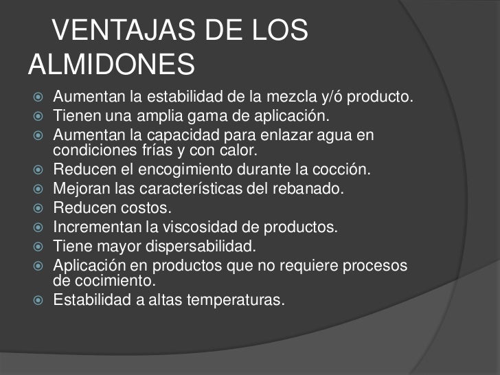 ALMIDONES ALMIDONES