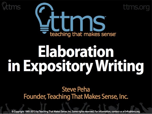 expository essay elaboration expository essay elaboration