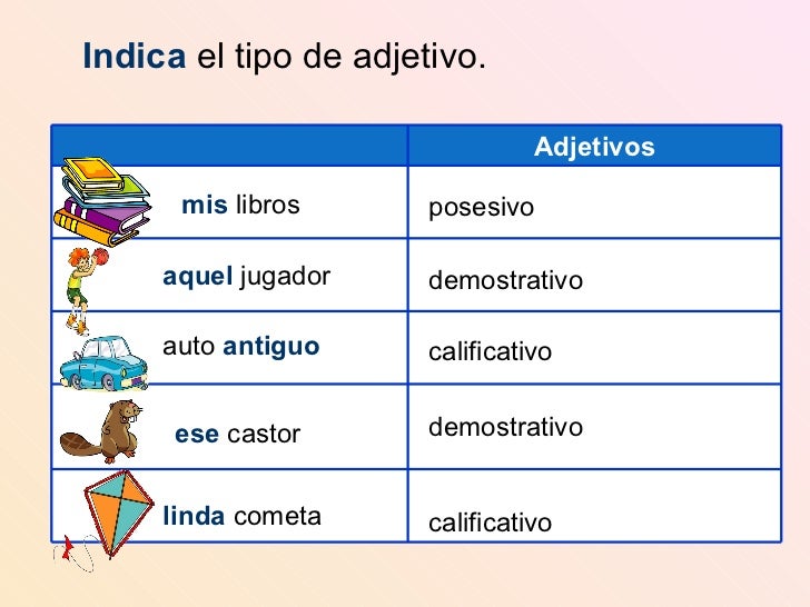 El adjetivo El adjetivo