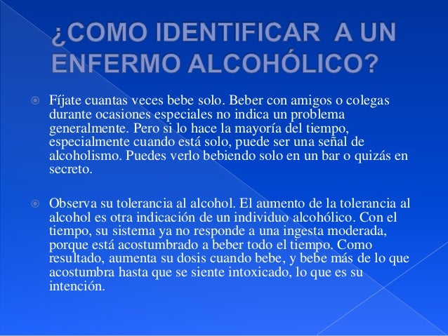 La codificación del alcoholismo de
