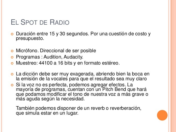 El Spot de Radio
