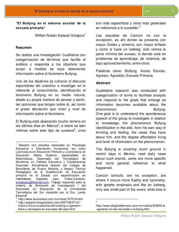 Monografia sobre bullying