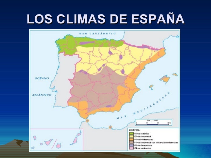 El clima de España
