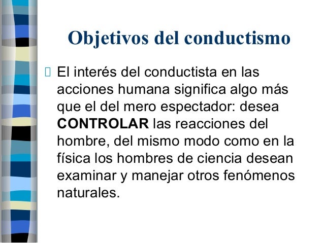 El conductismo