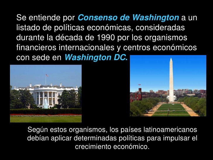 Blog De Aula De 3B: El Consenso De Washington