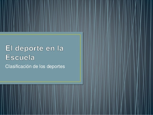 ESCUELA CLASIFICACION escuela clasificacion: