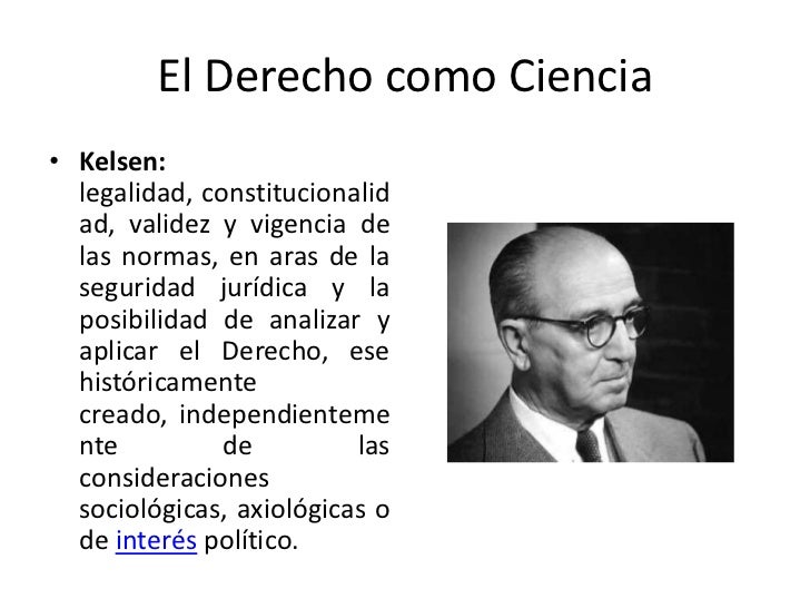 El derecho como ciencia