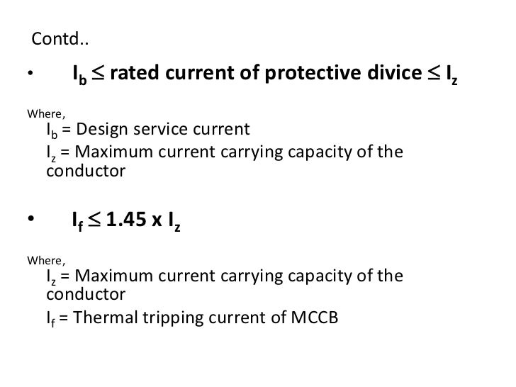 Electrical Lighting & Cable Selection