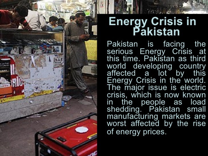 Essay power crisis pakistan