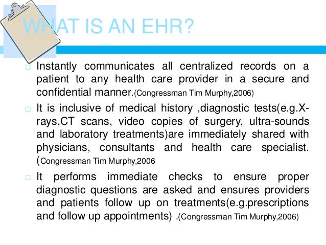 Electronic Medical Records Powerpoint