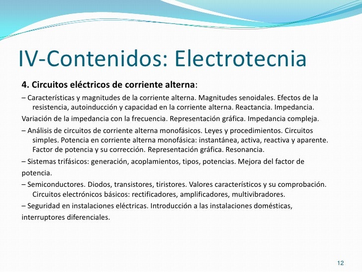 Electrotecnia
