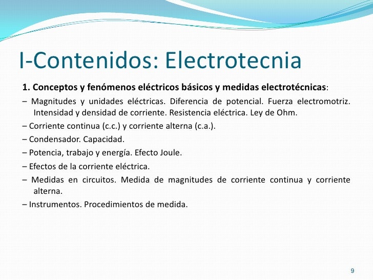 Electrotecnia