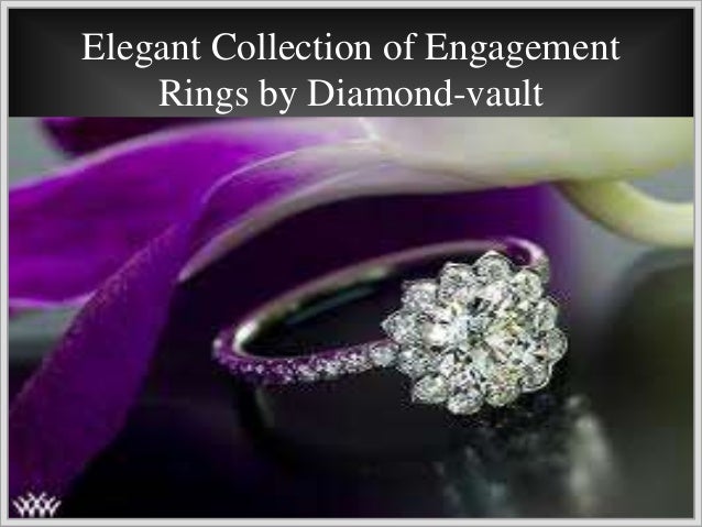 Engagement rings diamond vault