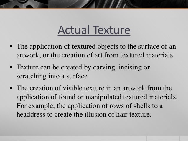 Elements Of Art Texture Definition : Element of design texture