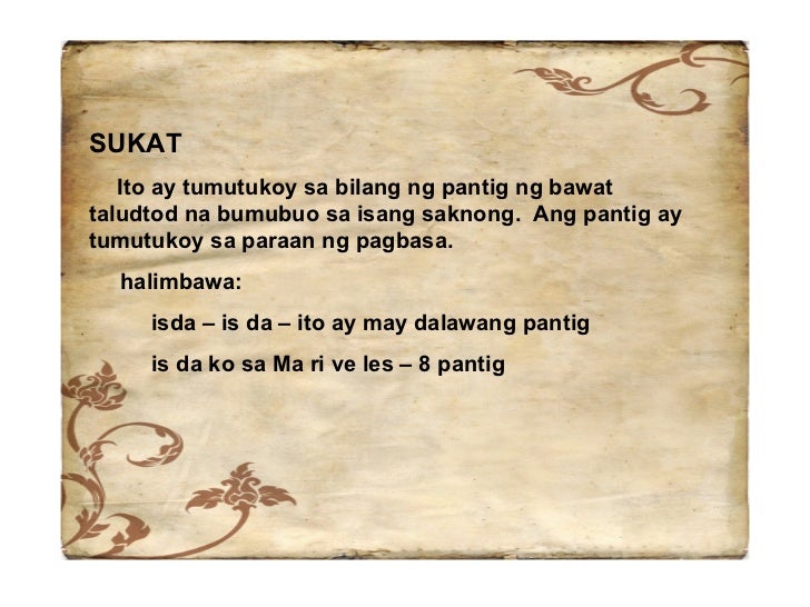 Ano Ang Taludtod Halimbawa - mga paksa