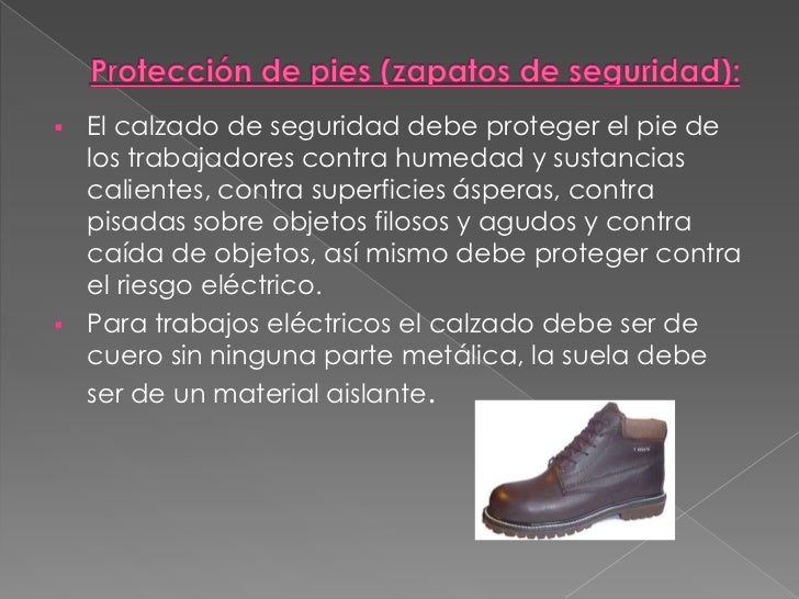 calzado de seguridad para electricistas