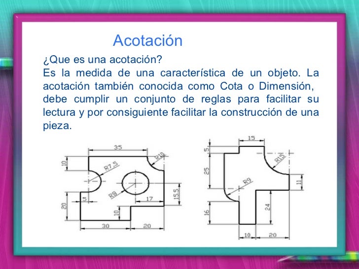 Acotacion Acotacion