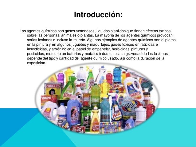 Elementos químicos en el hogar