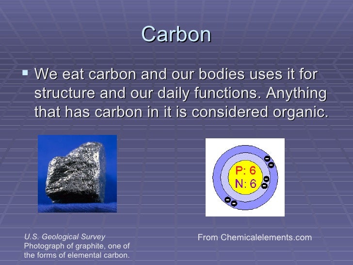 Elements And The Human Body