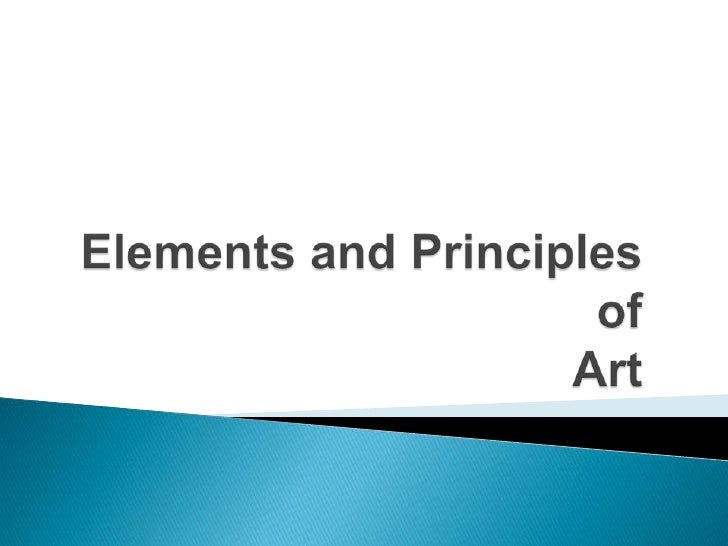 Basic Elements Of Art : Elements and principles of art