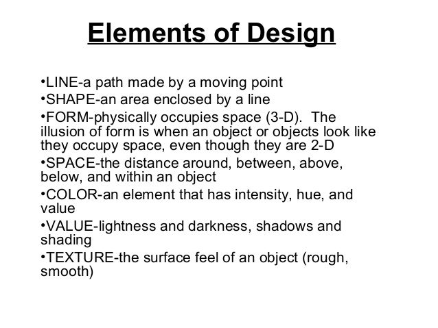 Elements Of Design Shape And Form : Elements of design