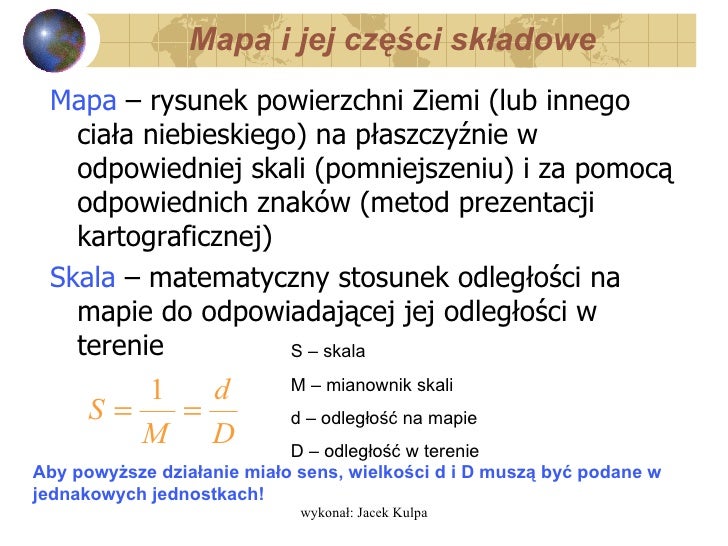 Mapa I Jej Skala Sprawdzian Po Dziale 1 Chomikuj www.slideshare.net