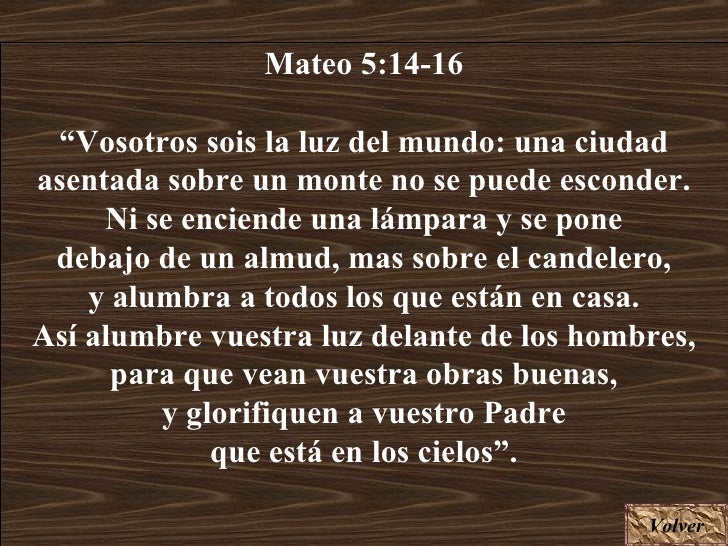 Resultado de imagen para Mateo 5,14-16