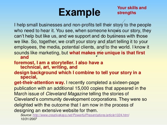 30 second speech example