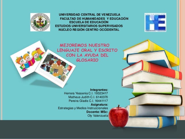 GLOSARIO LENGUAJE glosario lenguaje: