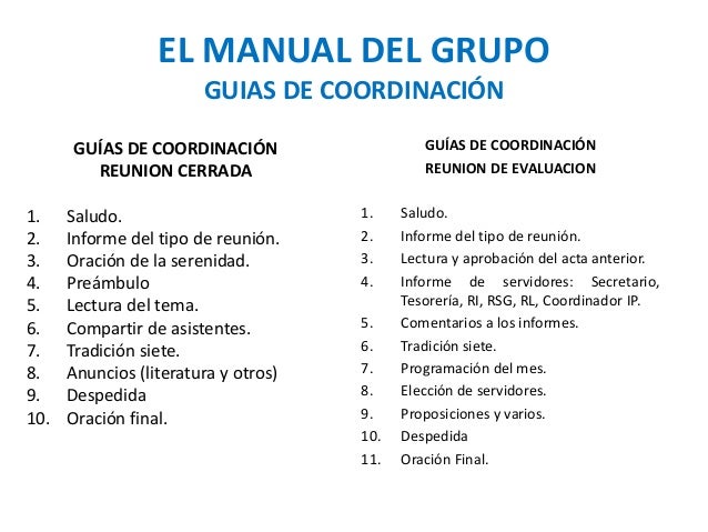 El grupo de AA