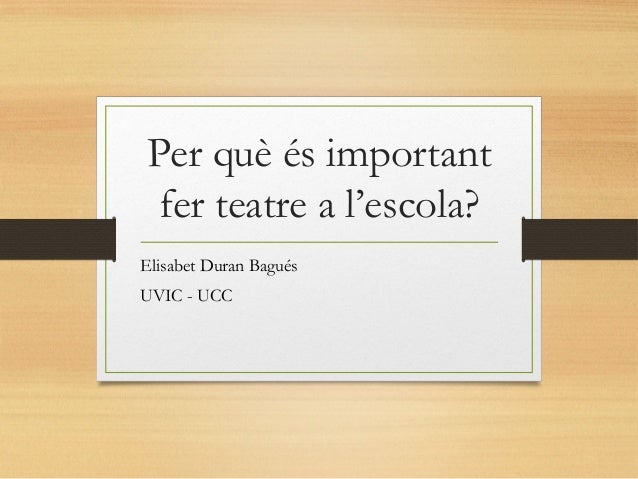 FER TEATRE fer teatre: