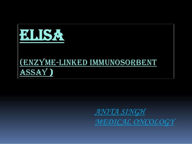 Elisa assay lab report