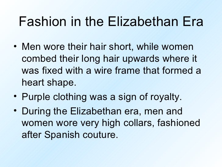 Elizabethan era essay
