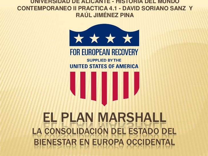 Plan Marshall En Que Consiste - Image to u