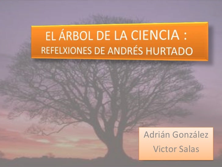 EL LIBRO EL ARBOL DE LA CIENCIA el libro el arbol de la ciencia: