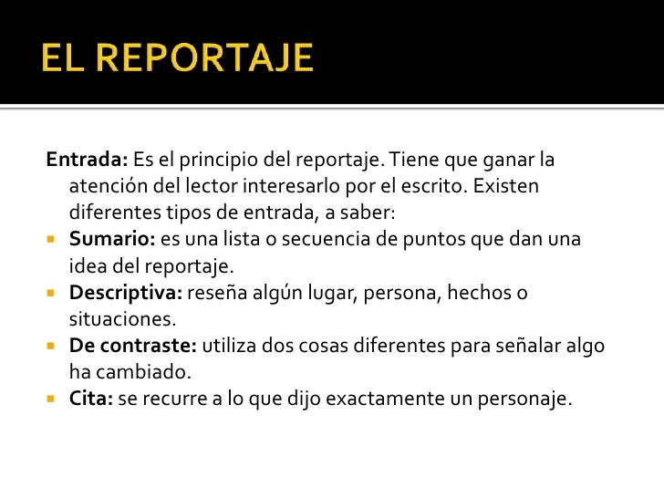 El Reportaje El Reportaje