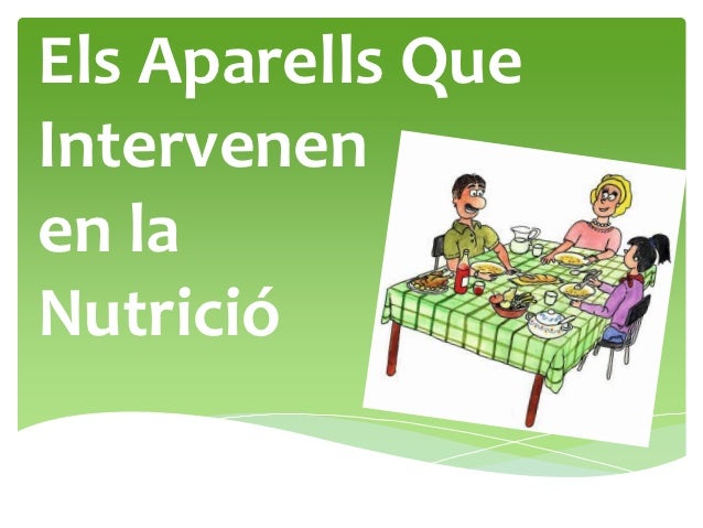 Els Aparells QueIntervenenen laNutrició 